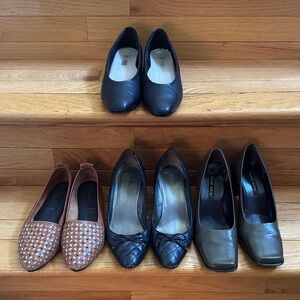 4 For $25 BLOWOUT SALE🔥🔥 Pumps Sizes 8 Black Olive Green Brown Colors